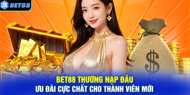 BET88 thường nạp đầu - Ưu đãi cực chất cho thành viên mới